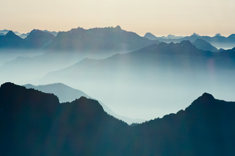 Morning Mist And The Cascades